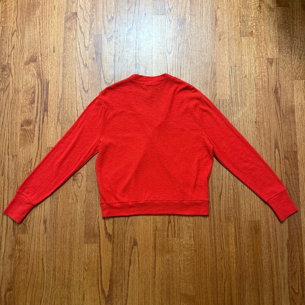 NWT J. Crew Faux Wrap Textured Crepe Top in Red size XS - Picture 8 of 13